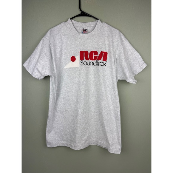 Fruit of the Loom Other - Vintage RCA SoundTrak T Shirt XL Gray Single Stitch Fruit of the Loom Promo 90s